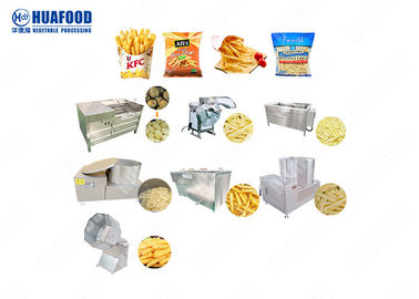 Ss304 Bahan French Fries Processing Line Food Processing Garansi 12 Bulan