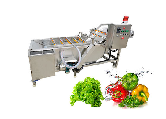 Buah Sayuran SUS304 500kg / jam Mesin Cuci Gelembung Udara