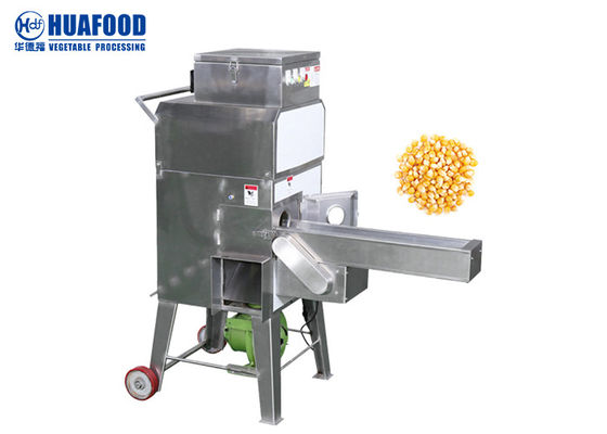 Corn Sheller Thresher 2t / h Mesin Pengolah Makanan Otomatis